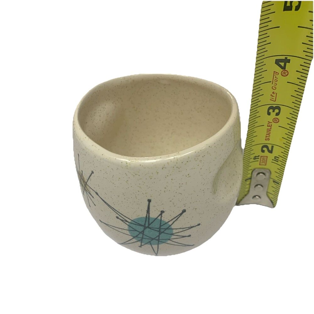 MCM Atomic Age Franciscan Starburst Sugar Bowl No lid - Picture 6 of 7